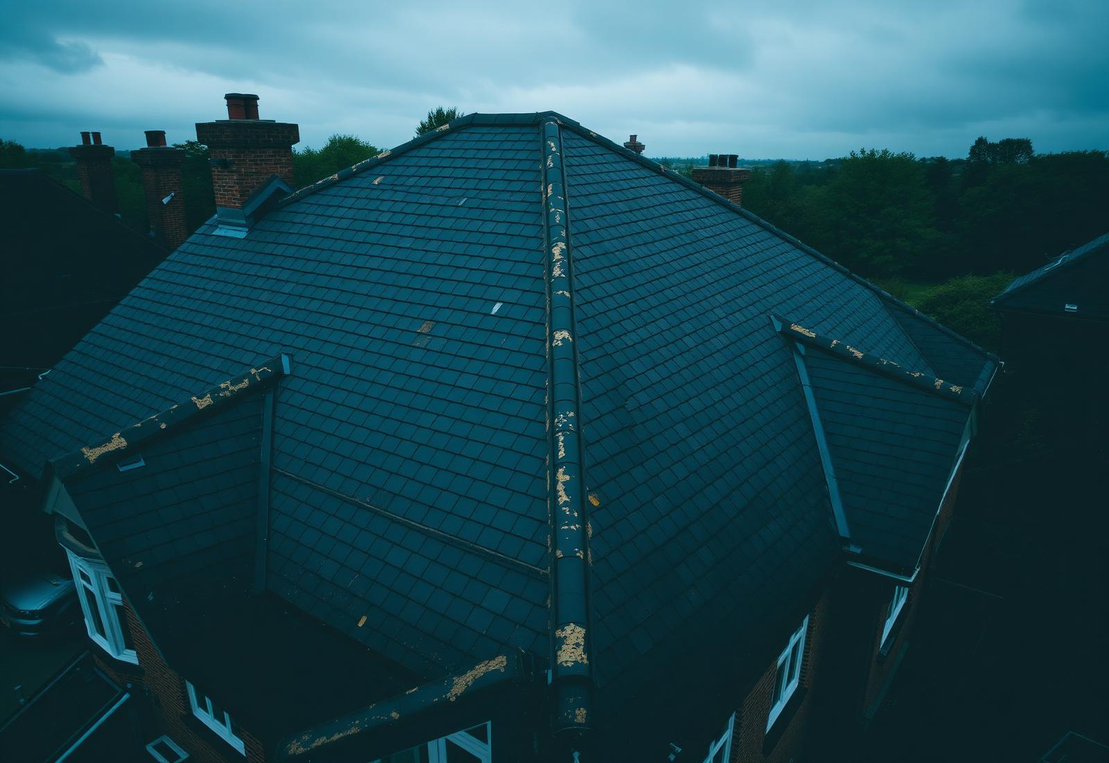 Drone roof inspection